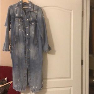 Long Denim Duster/Jacket